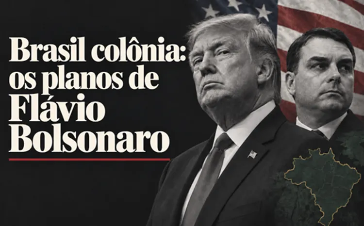 Brasil colonizado: entenda a relação entre Flávio e Trump que escravizará o país