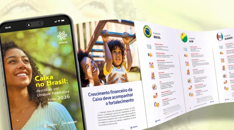 Fenae e Contraf-CUT lançam Caderno dos Estados com dados sobre investimentos da Caixa no Brasil