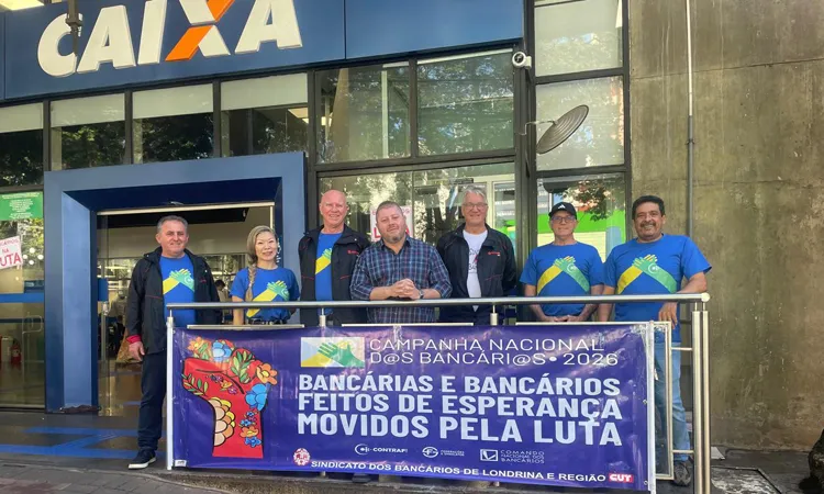 Sindicato de Londrina mobiliza empregados da Caixa nesta segunda (27)