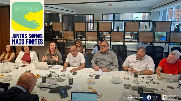 Financiários discutem reajuste salarial e benefícios em nova rodada da Campanha Nacional 2026